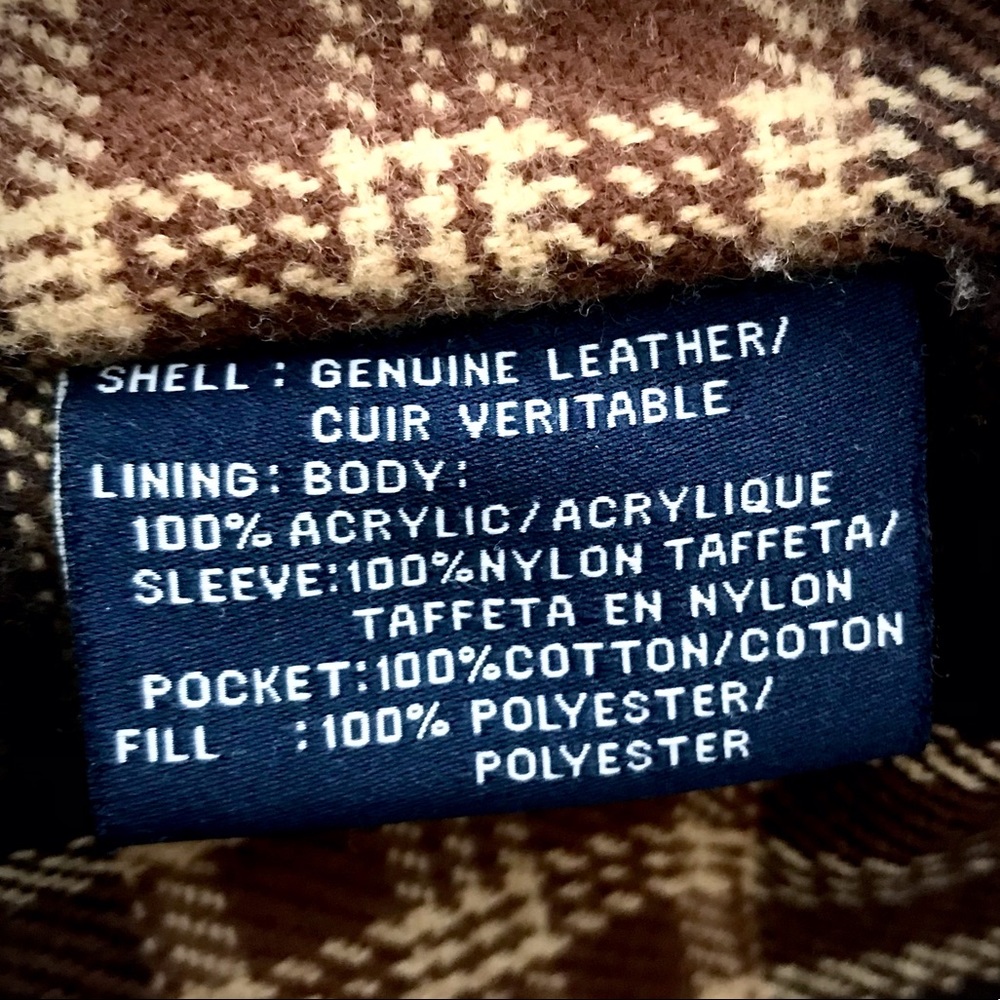 Tommy Hilfiger Brown Leather Jacket - Men’s Size S - Picture 5 of 6